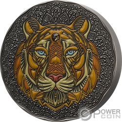 DRAGON Mandala Art 2 Oz Silver Coin 5$ Niue 2024