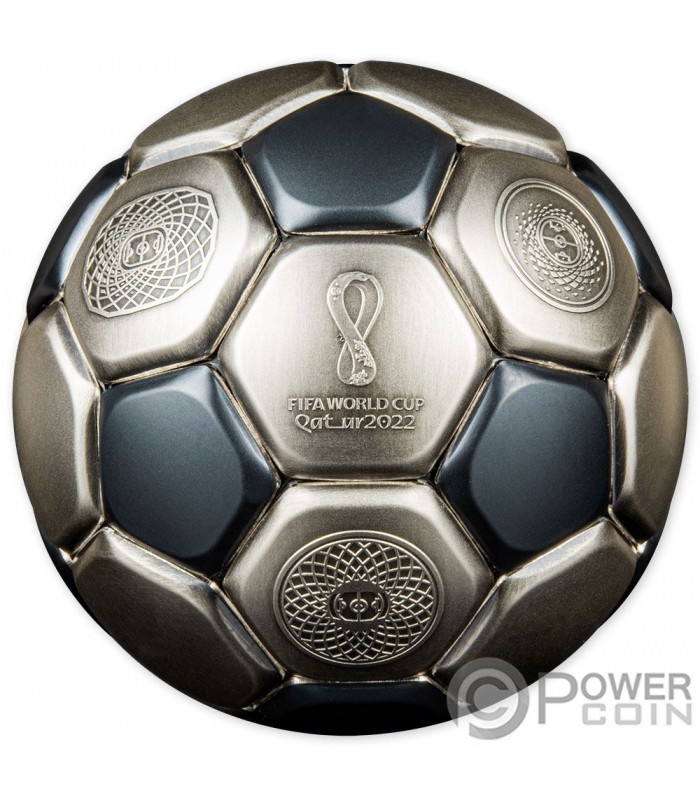 FOOTBALL UEFA EURO Spherical 3 Oz Monnaie Argent 10$ Solomon Islands 2024