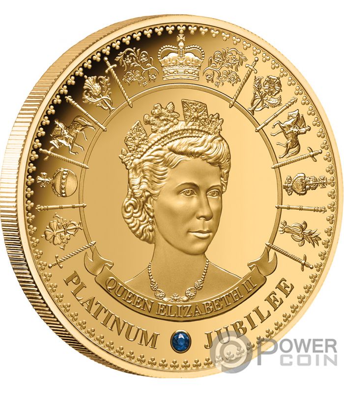 QUEEN ELIZABETH II JUBILEE 1 Oz Gold Coin 100 Tokelau 2022