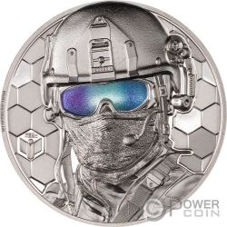 SPECIAL FORCES Real Heroes 1 Kg Kilo Silver Coin 100$ Cook Islands