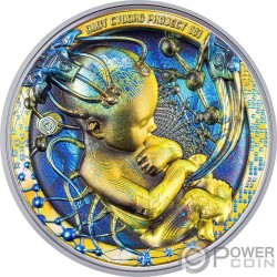 ALIEN Cyborg Revolution 3 Oz Silver Coin 20$ Palau 2021