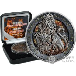 COMPLETER Iron Power Edition Queen Beasts 2 Oz Silver Coin 5