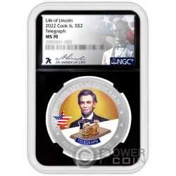 FRIENDSHIP Abraham Lincoln An American Life Graded MS70 1/2 Oz