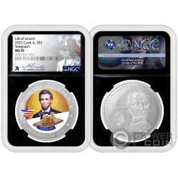 FRIENDSHIP Abraham Lincoln An American Life Graded MS70 1/2 Oz