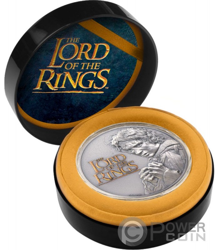 2003 New Zealand Lord of the Rings One Ring $1 Silver Gold Proof Coin