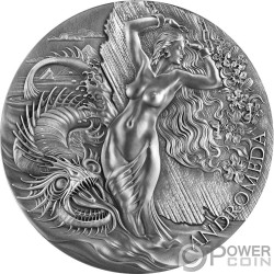 FORTUNA Celestial Beauty 2 Oz Silver Coin 2000 Francs Cameroon 2021