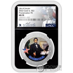 FRIENDSHIP Abraham Lincoln An American Life Graded MS70 1/2 Oz