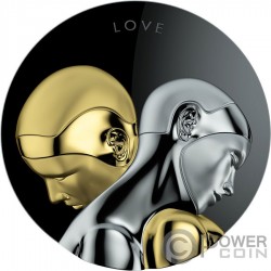 ROBOTS LOVE V1 The Next Evolution 3 Oz Серебро Монета 20$ Tokelau 2021