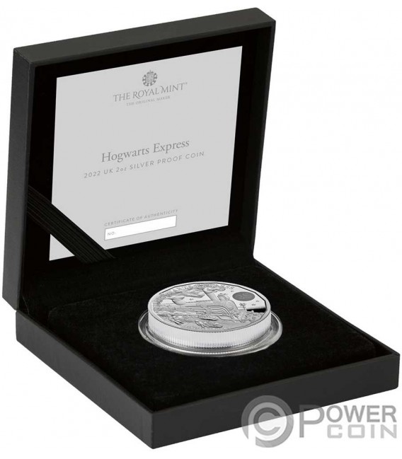 HOGWARTS EXPRESS Harry Potter 25th Anniversary 2 Oz Silver Coin 5 ...