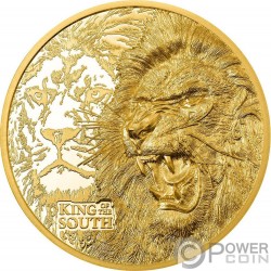 LION Nature Kings 1 Oz Silver Coin 5$ Cook Islands 2023