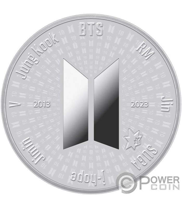 J HOPE BTS 10th Anniversary Silver Medal South Korea 2023