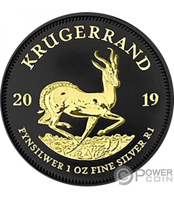 Krugerrand Gold Black Empire Edition 1 Oz Moneta Argento 1 Rand South Africa 2019