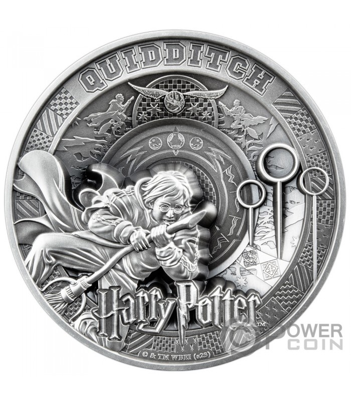 HARRY POTTER Multiple Layer 1 Kg Kilo Silver Coin 25$ Samoa 2023