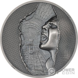 ESCAPE Trapped 1 Oz Silver Coin 5$ Cook Islands 2023