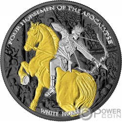 FOUR HORSEMEN OF THE APOCALYPSE 5 Oz Silver Coin 12$ Niue 2022