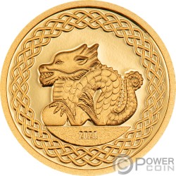 YEAR OF THE RABBIT Lunar Collection Gold Coin 1000 Togrog Mongolia