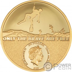 SPECIAL FORCES Real Heroes 3 Oz Silver Coin 20$ Cook Islands 2022