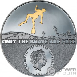 SPECIAL FORCES Real Heroes 3 Oz Silver Coin 20$ Cook Islands 2022