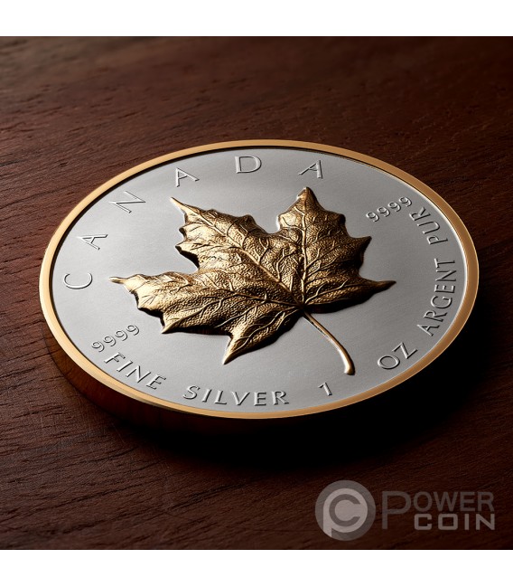 MAPLE LEAF Ultra High Relief 1 Oz Silver Coin 20$ Canada 2023