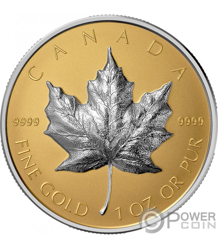 MAPLE LEAF Ultra High Relief 1 Oz Gold Coin 200 Canada 2023