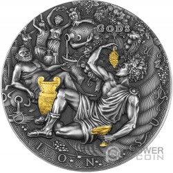 ZEUS Gods 2 Oz Silver Coin 2$ Niue 2021