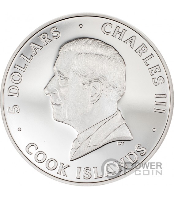 FRANKENSTEIN Typefaces 1 Oz Silver Coin 5$ Cook Islands 2023