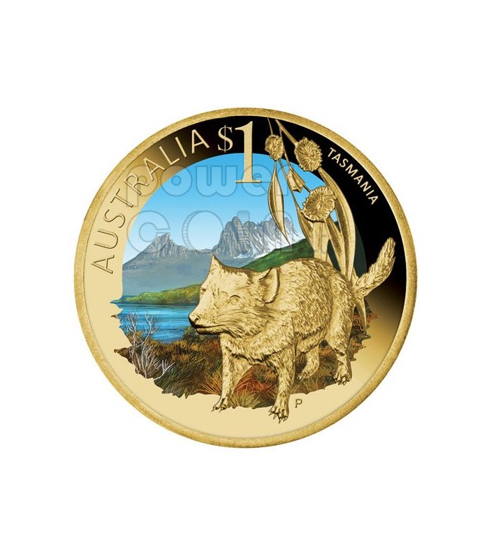 TASMANIA CELEBRATE AUSTRALIA Coin 1$ Australia 2009