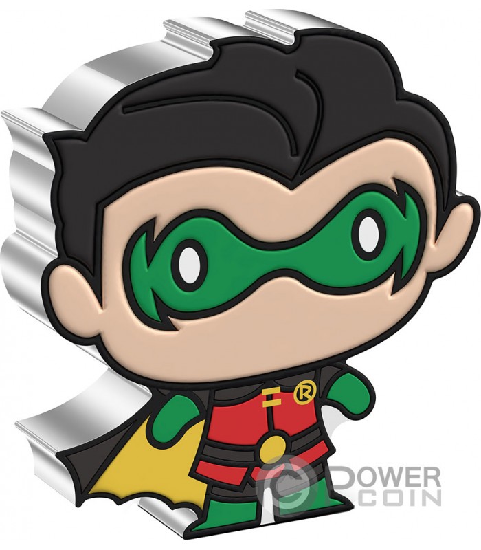 Robin Chibi Dc Comics Oz Silver Coin Niue