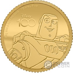 MICKEY MOUSE Disney 100 Magical Years 1 Oz Gold Coin 50$ Tala Samoa 2023