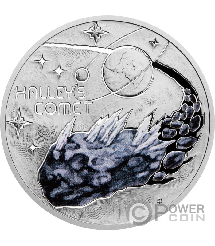 HALLEY COMET Milky Way 1 Oz Silver Coin 1$ Niue 2023