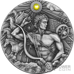 ATLAS Titans Glow in the Dark 2 Oz Silver Coin 2$ Niue 2020