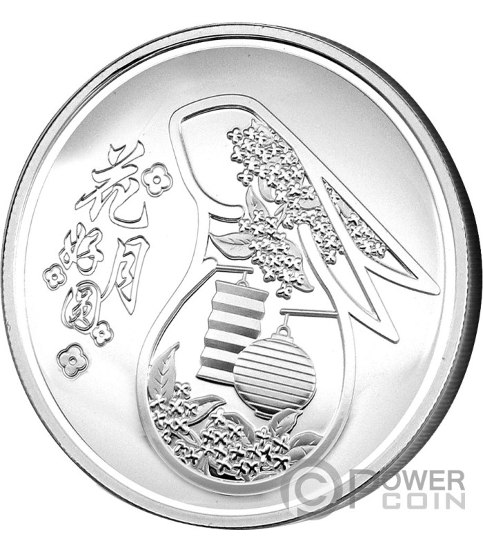 MID AUTUMN FESTIVAL Rabbit 1 Oz Silver Coin 1$ Fiji 2023
