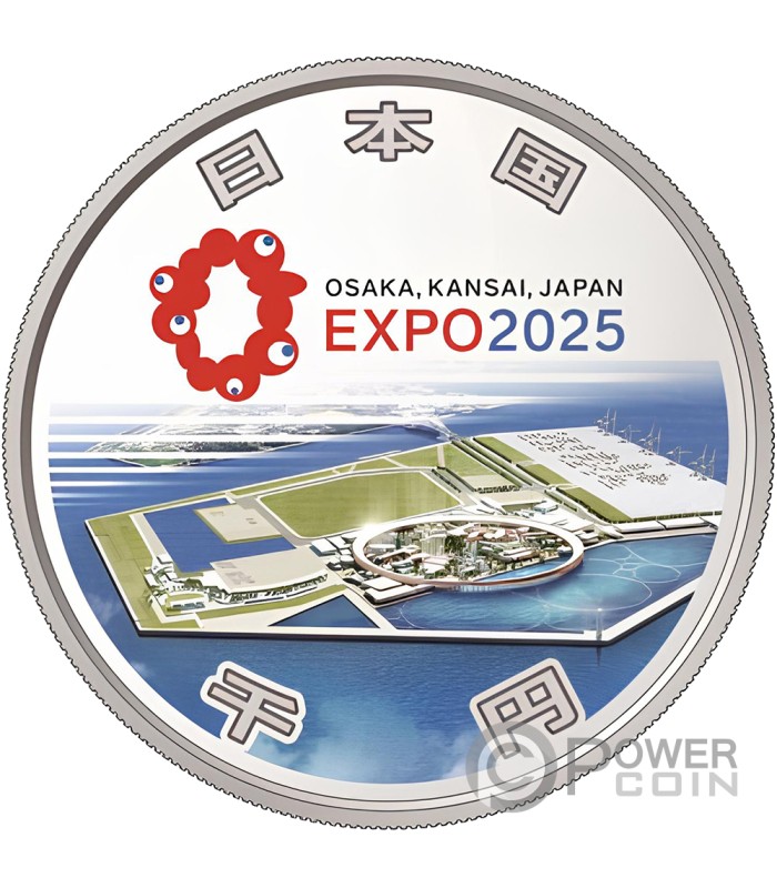 EXPO 2025 OSAKA KENSAI 1 Oz Silver Coin 1000 Yen Japan 2025