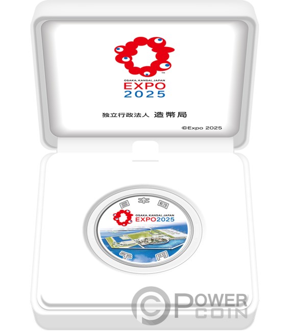 EXPO 2025 OSAKA KENSAI 1 Oz Silver Coin 1000 Yen Japan 2025