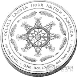 UKRAINE SOLAR ECLIPSE Walking Liberty 1 Oz Silver Coin 1$ USA 2023