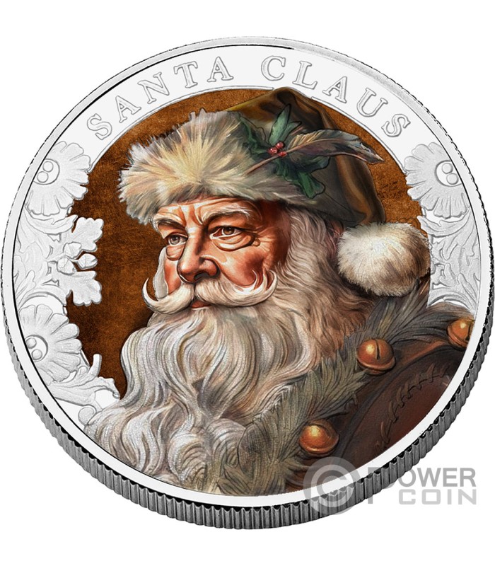 SANTA CLAUS 1 Oz Silver Coin 2000 Francs Cameroun 2023