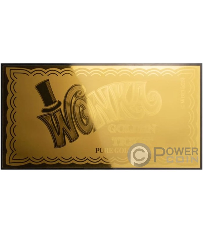 WILLY WONKA Chocolate Factory Gold Bar Switzerland 2023