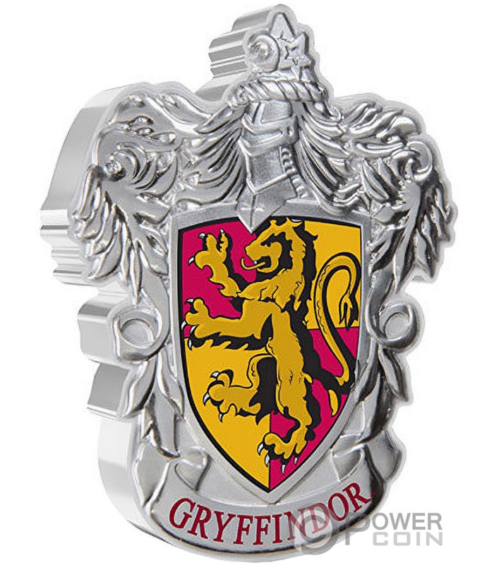 Harry potter - blason poufsouffle - monnaie de 10€ argent