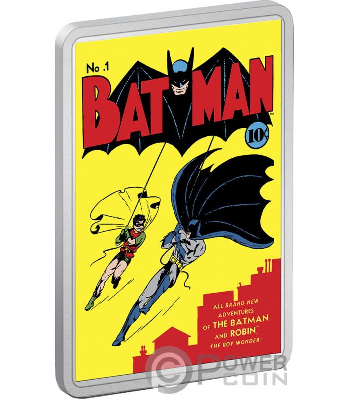 BATMAN 1 Comix 2 Oz Moneta Argento 5$ Niue 2023