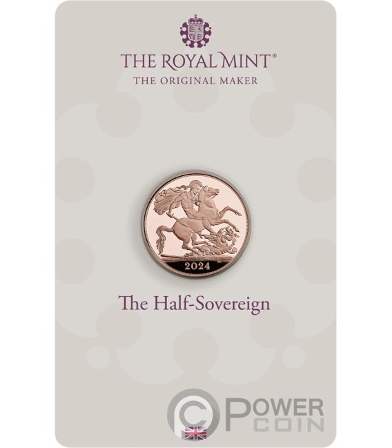 SOVEREIGN Gold Coin 1 2 Sovereign United Kingdom 2024   Sovereign Gold Coin 12 Sovereign United Kingdom 2024 