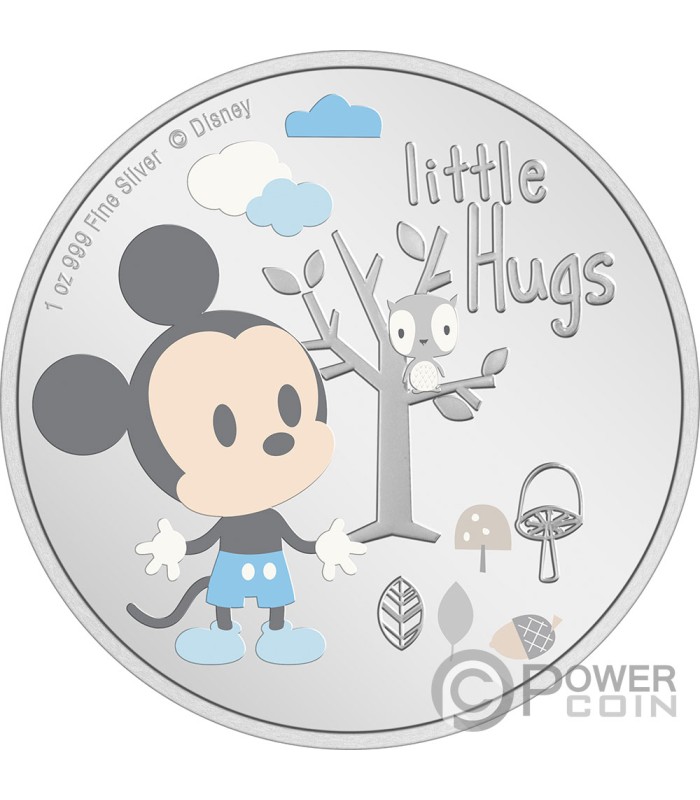 BOY Little Hugs Disney 1 Oz Silver Coin 2$ Niue 2024