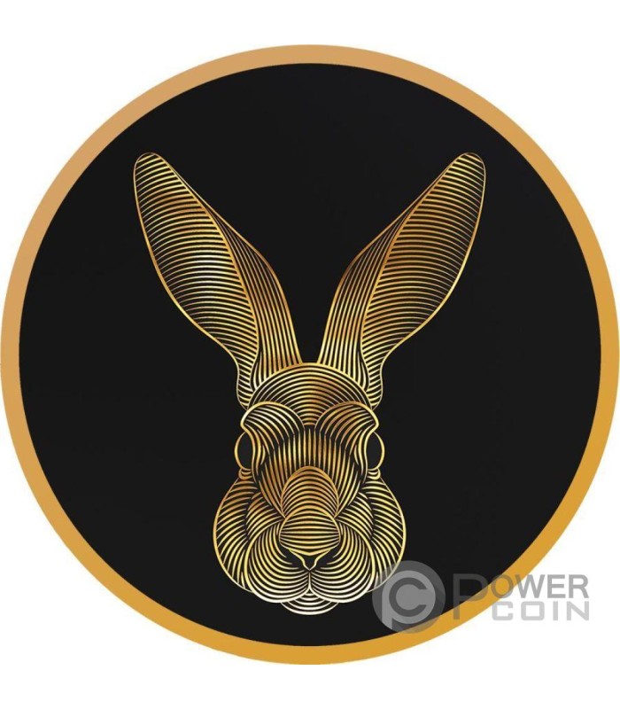 LUNAR RABBIT V1 Silver Coin 200 Francs Chad 2023