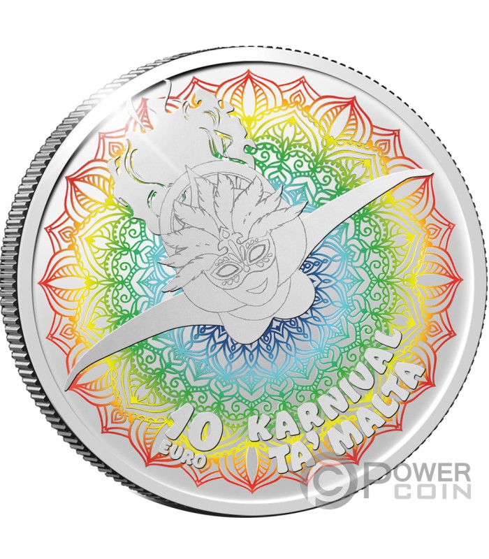 MALTA CARNEVAL Silver Coin 10 Euro Malta 2024   Malta Carneval Silver Coin 10 Euro Malta 2024 