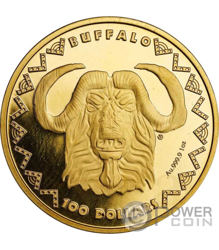 BUFFALO Big Five 1 Oz Gold Coin 100 Sierra Leone 2023