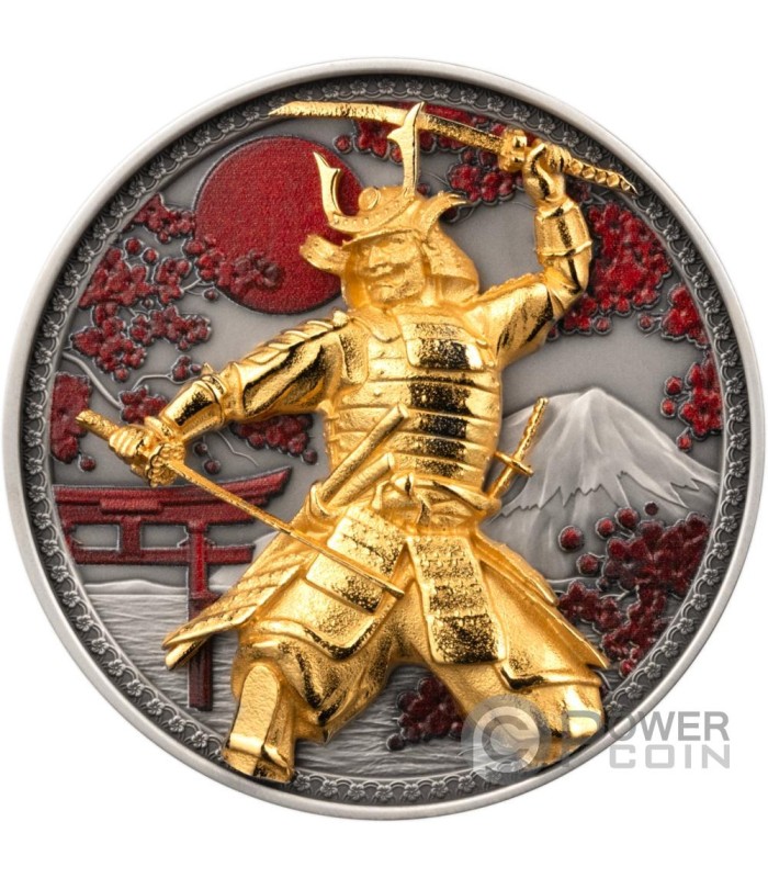 SAMURAI 5 Oz Silver Coin 10$ Samoa 2024