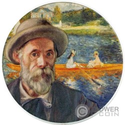 AUGUSTE RENOIR Masters of Art 2 Oz Серебро Монета 10$ Острова Кука 2024