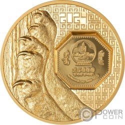 MAJESTIC EAGLE 1/10 Gold Coin 1000 Togrog Mongolia 2020