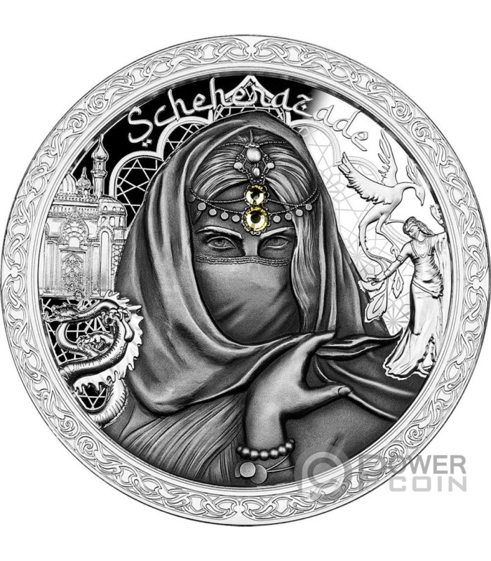 SCHEHERAZADE One Thousand and One Nights 2 Oz Silver Coin 5$ Niue 2023