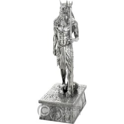 ANUBIS GOD OF THE UNDERWORLD Gods of Ancient Egypt Silver Statue