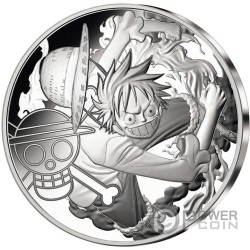 LUFFY AND THE THOUSAND SUNNY One Piece Silver Coin 10 Euro France 2024